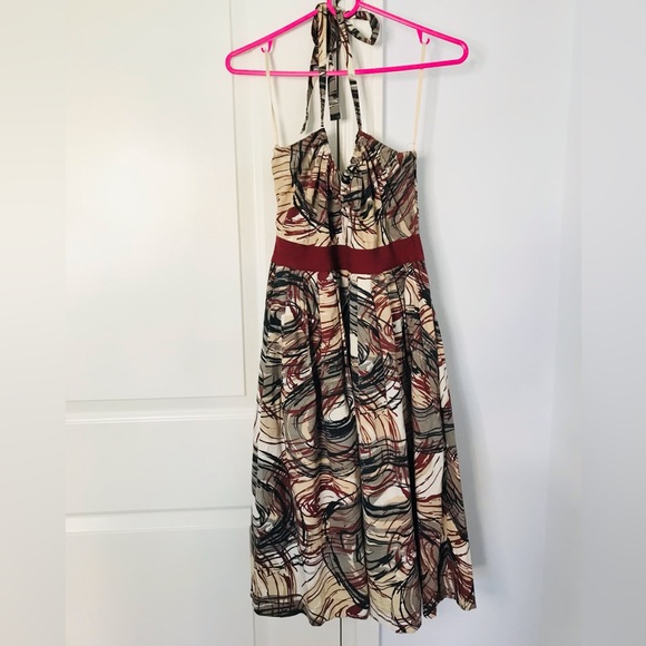 Anthropology Viola Storm Sketch Halter dress - Picture 5 of 7